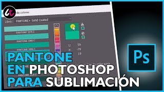 Como aplicar colores PANTONE en PHOTOSHOP para SUBLIMACIÓN ✅✅ [upl. by Weiler]