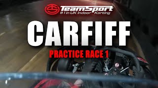 Teamsport Go Karting  Practice Race 1  Full Clip [upl. by Harshman38]