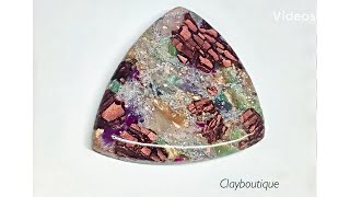 Polymer Clay Faux Boulder Opal [upl. by Nyrrad484]