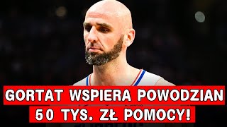 Marcin Gortat zrobił przelew dla powodzian Internauci komentują wysokość kwoty [upl. by Athenian]