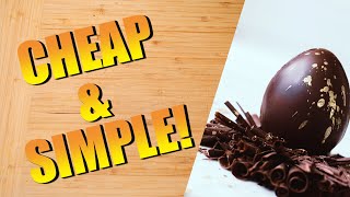 HOW TO MAKE CHEAP CHOCOLATE EASTER EGGS [upl. by Yrot]