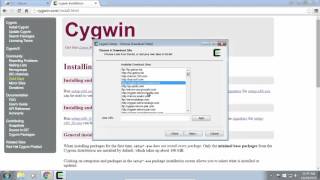 Setup Cygwin For C Programming [upl. by Douty]