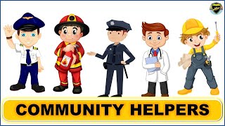 Community Helpers  Community Helpers for Kids  Our Helpers  People who help us [upl. by Niboc804]