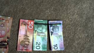 A look and review on the new 50 and 100 Canadian dollar bills [upl. by Aihseyn979]