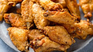 How to get the BEST Crispy Chicken Wings  Oven Baked Chicken Wings Recipe [upl. by Bryan]