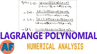 Lagrange Interpolating Polynomial  Easy Method [upl. by Tugman]