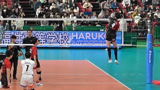 福井工大福井 スパイク公式練習 春の高校バレー2024 準決勝 Japan volleyball [upl. by Ofilia]