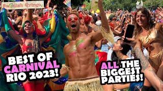 Best of Rio Carnival 2023 🇧🇷 Street party samba parade amp blocos  COMPLETE GUIDE🎶 [upl. by Fonda]