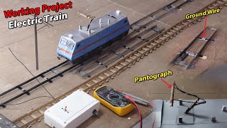 पेंटोग्राफ  Pantograph Train how it works  Contact Wire  Catanery Wire  Electric Train Project [upl. by Leffert187]