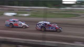 Ransomville Speedway Modified Highlights 62218 [upl. by Rojam]