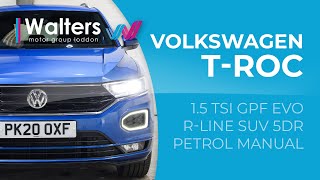 VW TRoc 15 Tsi Gpf Evo RLine SUV Petrol Manual [upl. by Koval]