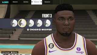 NBA 2K23 best Zion Williamson game face creation tutorial [upl. by Yecnuahc]