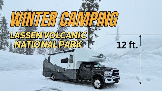 Winter Camping in Lassen Volcanic National Park A Snowy Adventure [upl. by Kciv]