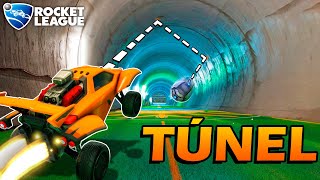 Rocket League DENTRO DE UM TÚNEL [upl. by Hoes]