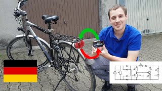 Fahrrad Rücklicht Basta XRay Steady Schaltung analysieren und reparieren [upl. by Dnar]