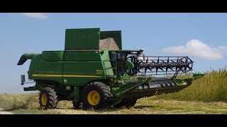 JohnDeere S690i  Chanvre Hemp 2014 [upl. by Farny]