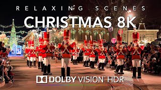 Disneyland Christmas Parade 8K Dolby Vision HDR  Night Time Lights Edition Full Show [upl. by Isola]