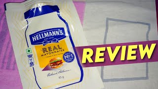 Hellsmann Mayonnaise REVIEW  Best for Pizza Pasta Burger  Taste Price Details [upl. by Garold]