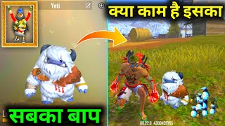 FREE FIRE YETI PET ABILITYYETI PET ABILITY TEST IN FREE FIREYETI PET SKILL TEST IN FREE FIRE [upl. by Sancho521]