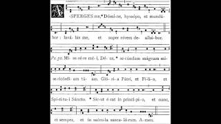 Asperges Me I  Gregorian Chant [upl. by Tanberg]