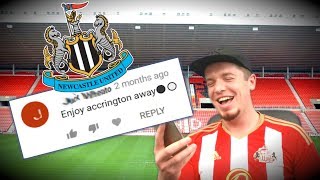 REACTING TO NEWCASTLE FANS COMMENTS ON SUNDERLANDS RELEGATION [upl. by Novit740]