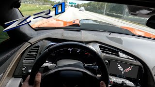 My 900hp C7 ZR1 Rips FULL Throttle First Drive POV [upl. by Amalita]