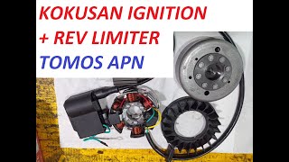 Kokusan ignition  rev limiter on Tomos APN [upl. by Ocirderf]