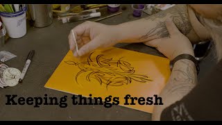 How I keep from getting burnout while pinstriping Keeping your work fresh [upl. by Becky]