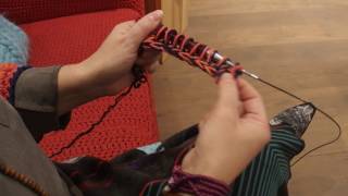 Knotten tutorial full stitch tunisch haken [upl. by Assil]