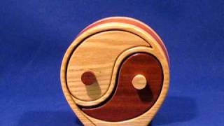 Yin Yang Two Drawer Band Saw Box With Two Hidden Drawers [upl. by Schulz]