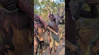 Hadzabe tribe successful hunt Antelope [upl. by Pat]