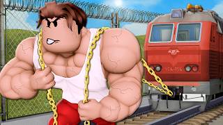 He Wanted To Be The STRONGEST MAN On EARTH A Roblox Movie [upl. by Nnaynaffit]