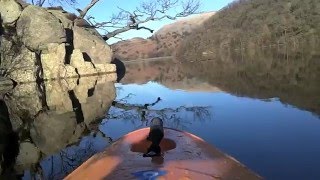 Kayak on Thirlmere Reservoir Lake District [upl. by Ahset]