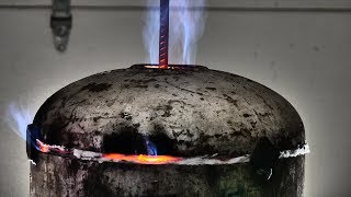 How to Make a Propane Forge for a Sword [upl. by Pietra]