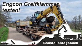 Greifklammer getestet amp Tiltrotator beschädigt  XXL Baustellentagebuch 29 [upl. by Leugar]