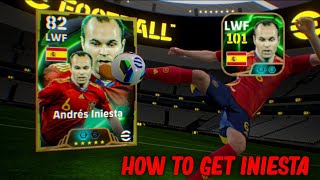 How to get Andres Iniesta efootball 2025 [upl. by Georglana]