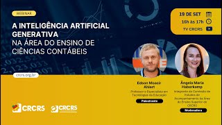 Webinar A inteligência artificial generativa na área do ensino de Ciências Contábeis [upl. by Ellemaj]