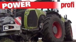 Claas Xerion 5000 mit SGTAuflieger [upl. by Dammahum]