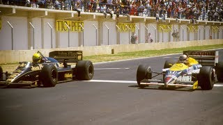 Senna Pips Mansell In Jerez  1986 Spanish Grand Prix [upl. by Eycal]