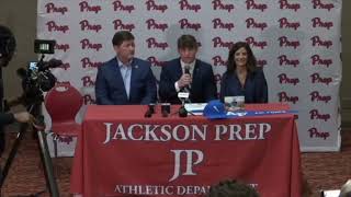 Jackson Prep Major Quin Signing  Air Force Academy [upl. by Zuzana144]