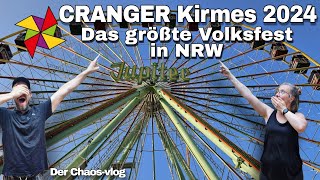 WAS ist das für eine Kirmes 😱  GRÖßTE Volksfest in NRW  Crange 2024 Vlog [upl. by Atinele]