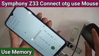 Symphony z33 otg Test  use Mouse and Memory card [upl. by Garibold447]