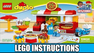 LEGO Instructions  Duplo  10834  Pizzeria [upl. by Ahsimek]