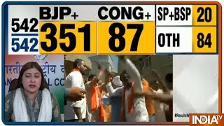 Lok Sabha Election Results 2019 LIVE  Celebrating PM Modis Lead [upl. by Ailenroc]