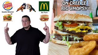 BIG WHOPSY le burger fusion du Big tasty de Mcdo et du Double Whopper de Burger King [upl. by Plath]