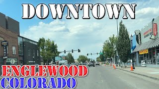 Englewood  Colorado  4K Downtown Drive [upl. by Renrew]