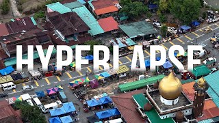 PASAR PAGI CHANGKAT IBOL HYPERLAPSE DRONE VIDEO [upl. by Lirpa]