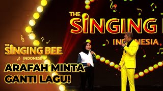 NGAKAK Arafah Rianti Doang Yang Minta Ganti Lagu  THE SINGING BEE INDONESIA [upl. by Ociram951]