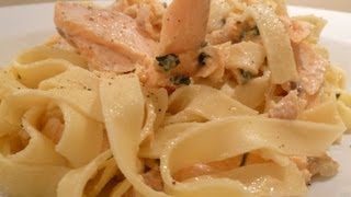 Poached Salmon Tagliatelle CookAlong Video Part 2 [upl. by Zurheide380]