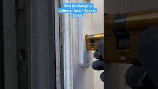 How to change a cylinder lock  Easy amp Quick [upl. by Older]